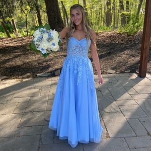 Light Blue Prom Dress